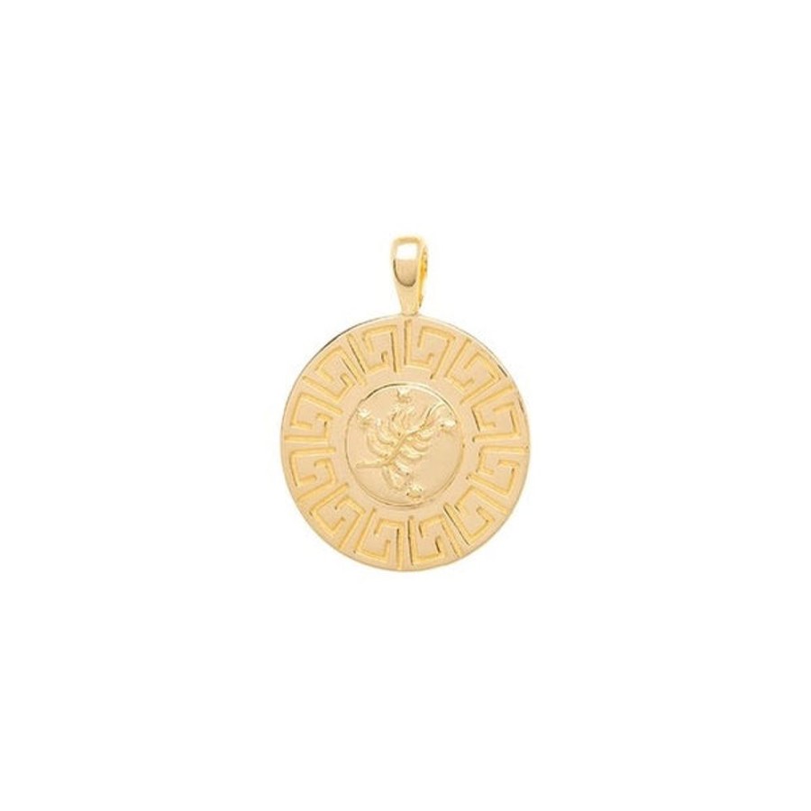 Jewelry Hermina Athens | The Sun Tarot Charm Silver