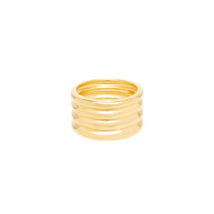 Jewelry Wildthings Collectables | Roman Dots Ring Gold