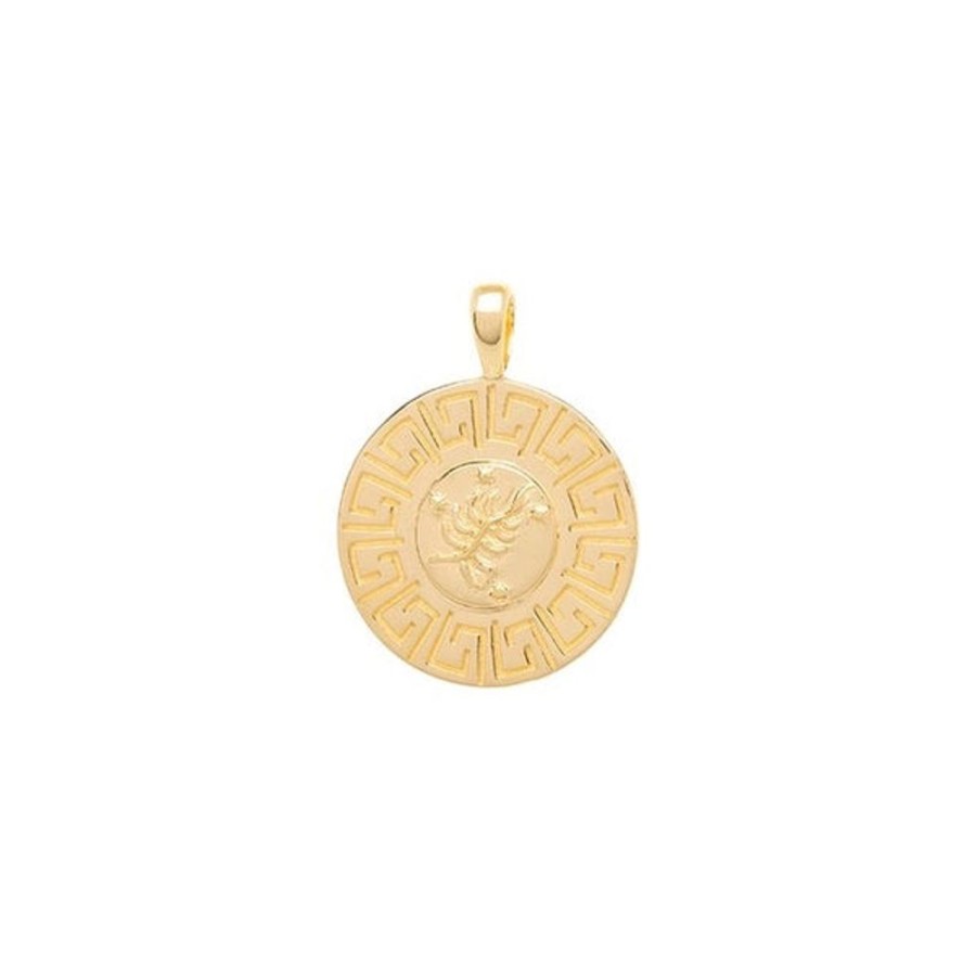 Jewelry Hermina Athens | The Star Square Tarot Charm Gold