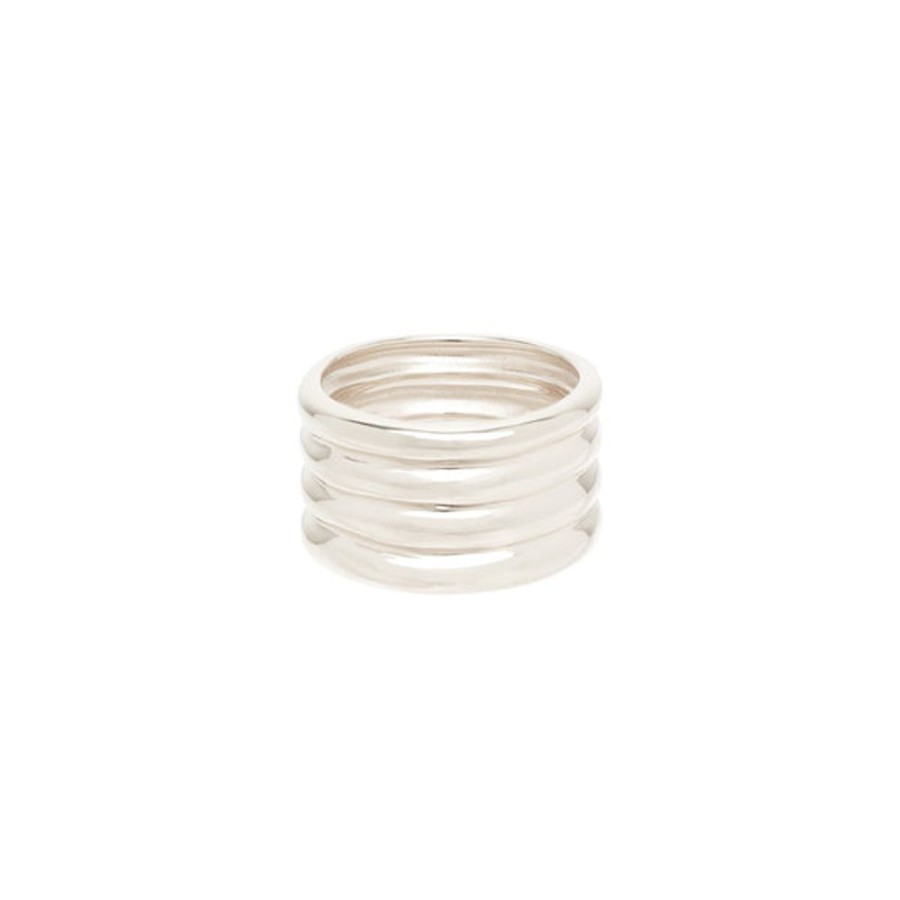 Jewelry Keane | Thin Glass Ring Seafoam Pastel Blue/Green