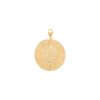 Jewelry Hermina Athens | The Moon Square Tarot Charm Gold