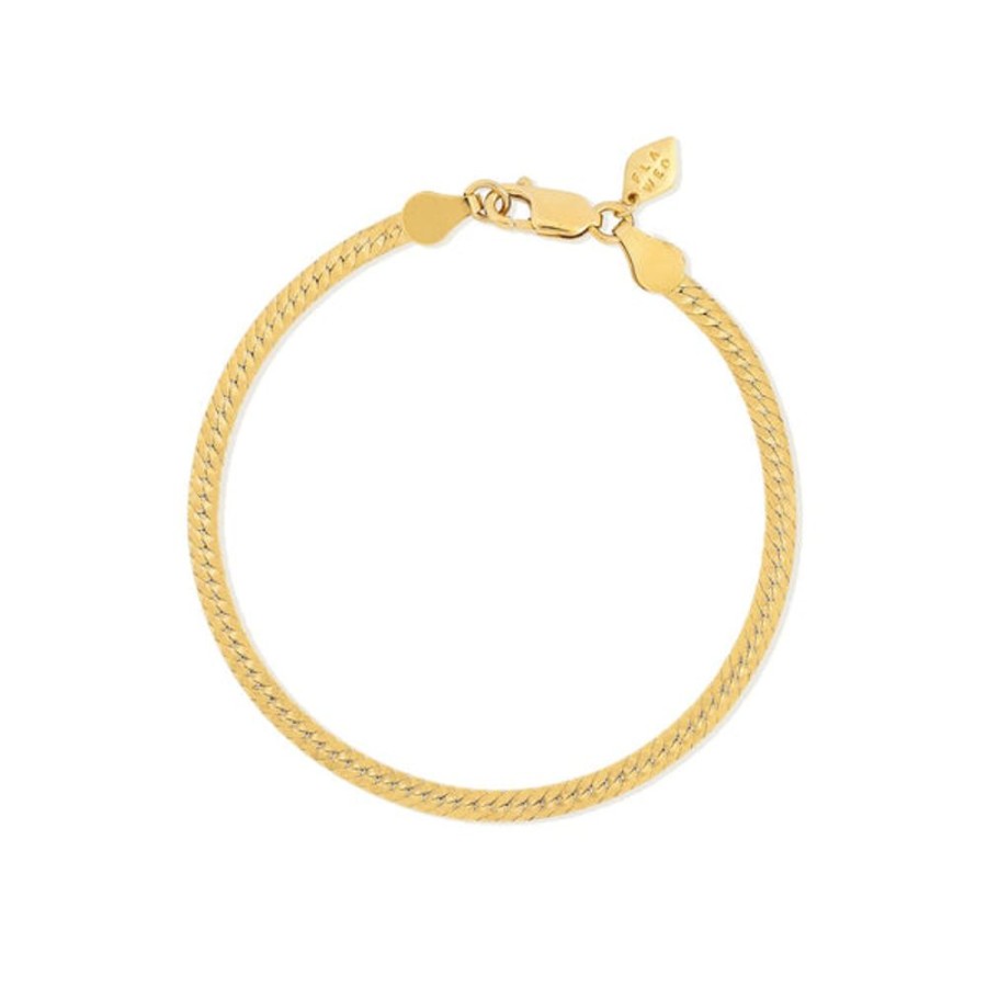 Jewelry Hermina Athens | Sylvia Gold Bracelet Gold + Silver