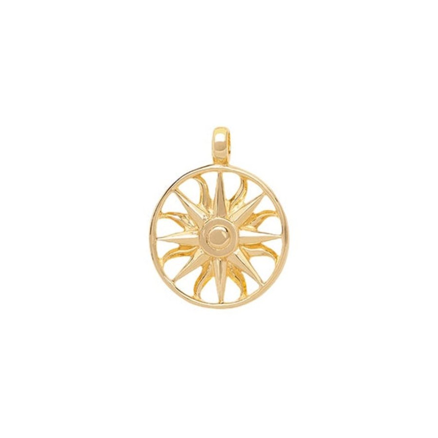 Jewelry Hermina Athens | Tiny Moon Charm Gold